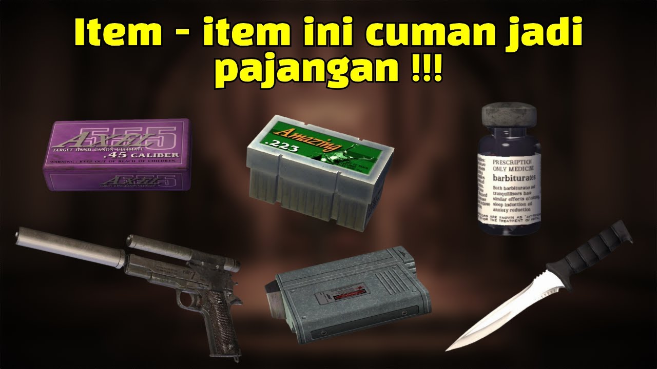 6 Item Yang Tersedia Tapi Tidak Lagi Digunakan - Resident Evil 4