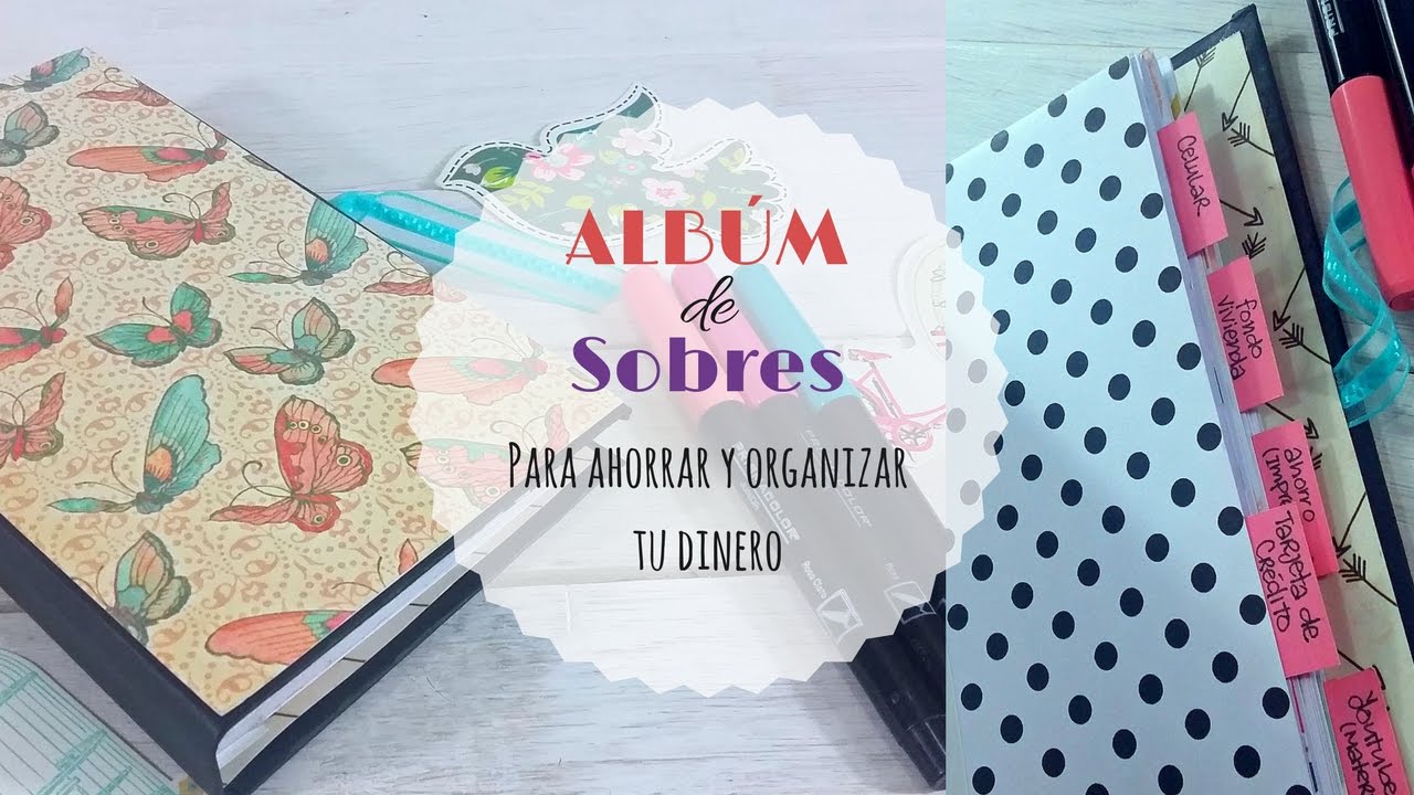 Álbum de Sobres para Organizar el Dinero | Proyecto de Scrapbooking|