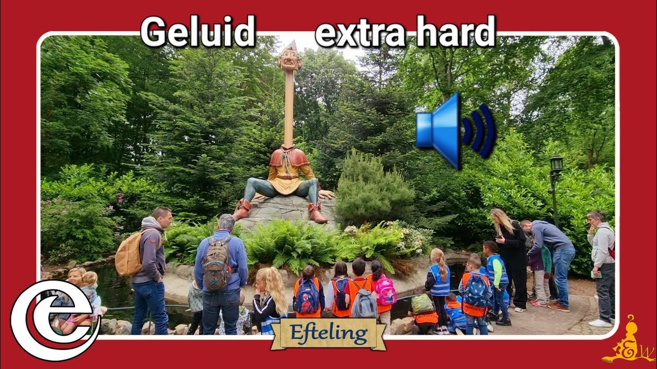 [#Efteling] 🔊 Geluid bij Langnek staat extra hard