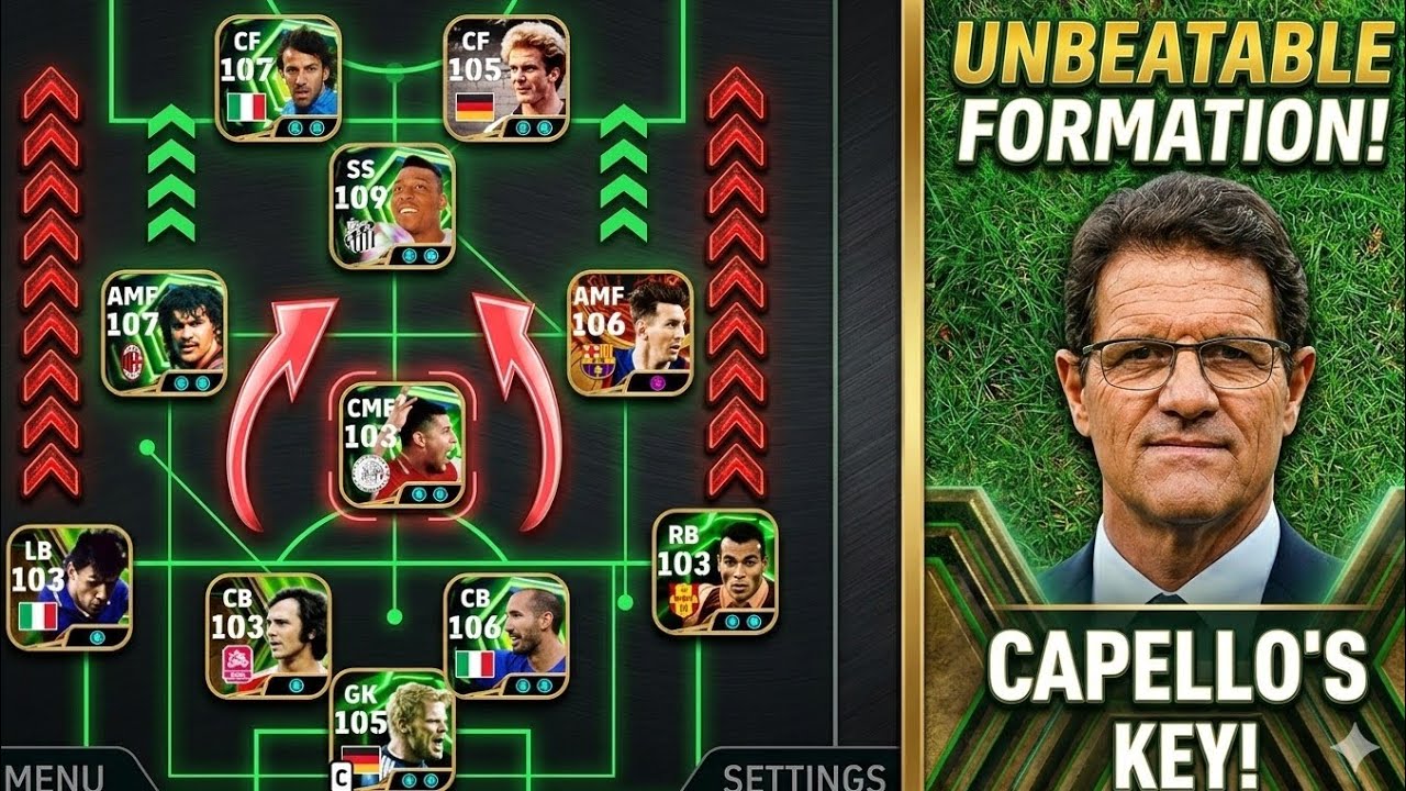 BEST LongBall Counter Formation in eFootball 2026! 🚀 + Individual for Unstoppable Counters! #foryou 