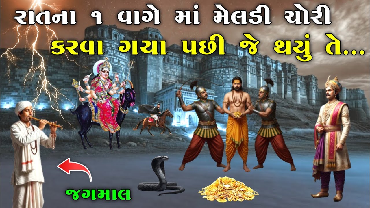રાતના 1વાગે માં મેલડી ચોરી કરવા ગયા | પછી જે થયું તે...| meladi ma no itihas | vahanvati digital