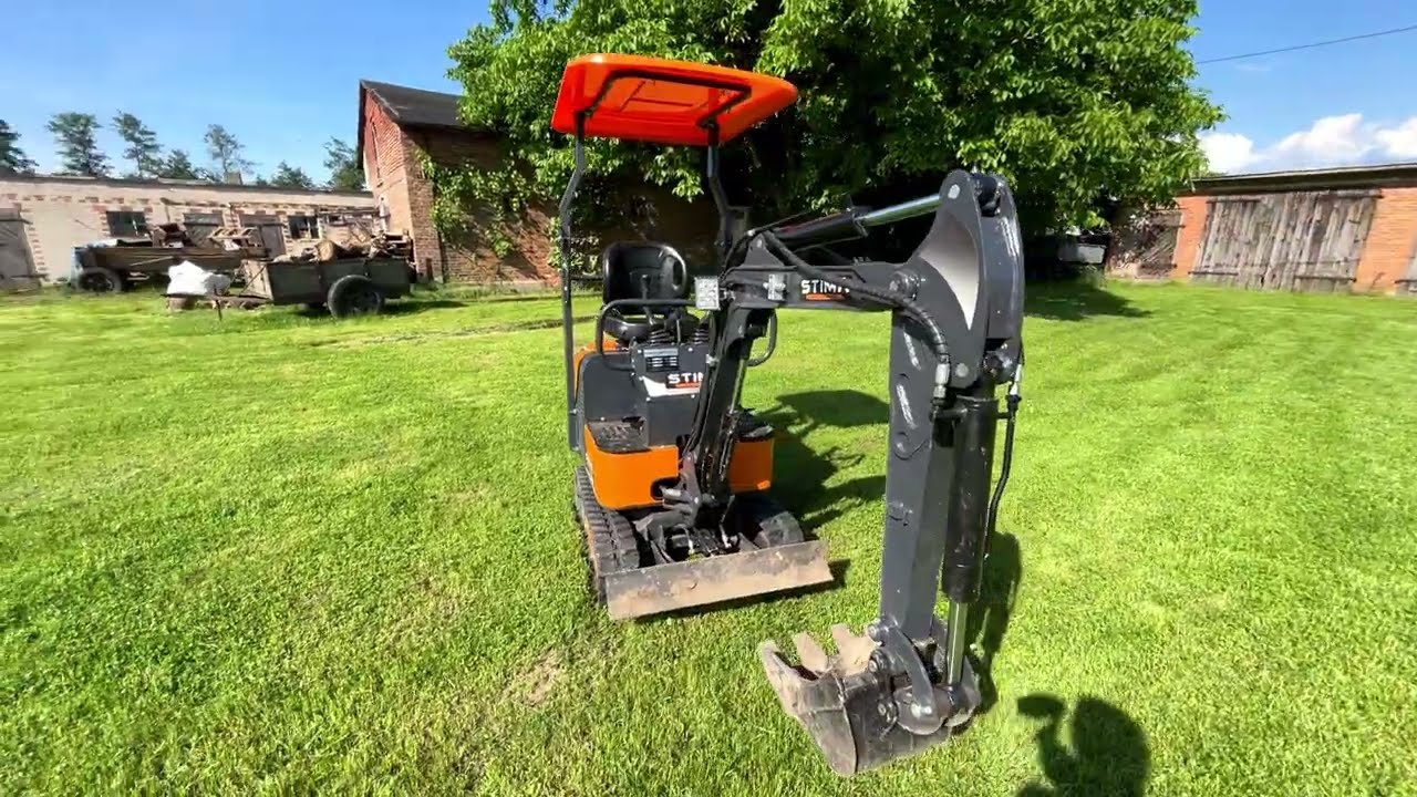 Minikoparka STIMA ST13 silnik Kubota