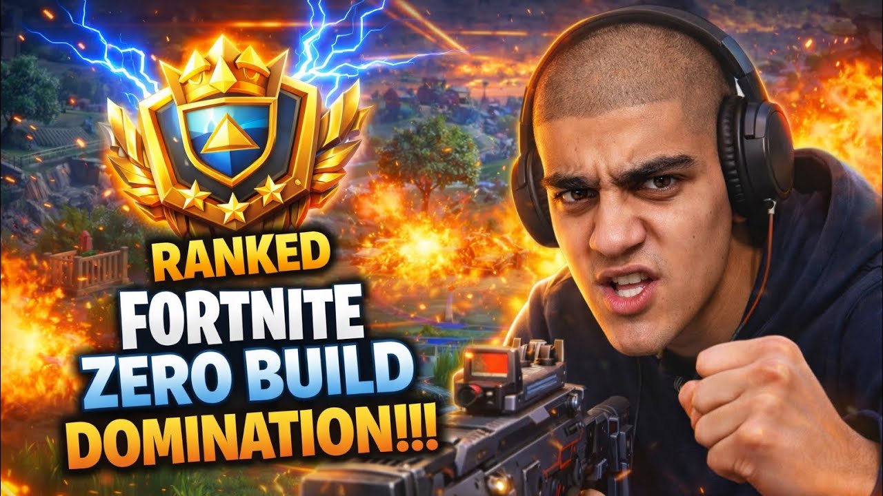 RANKED FORTNITE ZERO BUILD DOMINATION!!!