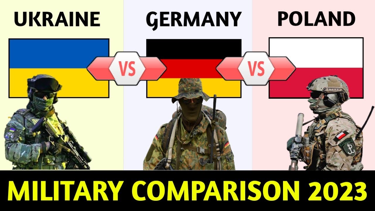 Ukraine vs Germany vs Poland Military Power Comparison 2023 | Ukraine vs Poland Military Comparison