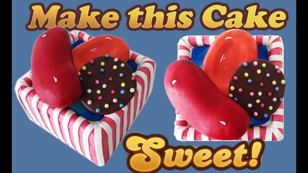 Candy Crush Saga Cake HOW TO COOK THAT Ann Reardon level 33 65 97