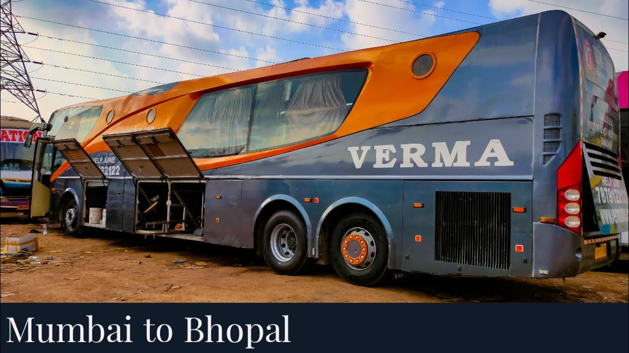 MUMBAI TO BHOPAL BUS JOURNEY BY VERMA DC VOLVO B11R BUS WITH TOILET 🚽 | KASARA GHAT⛰
