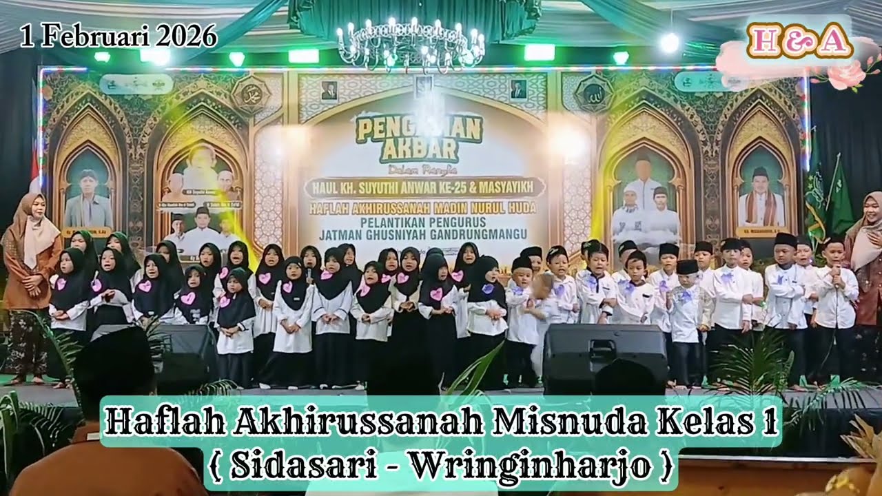 Haflah Akhirussanah Misnuda Kelas 1 - Sidasari Wringinharjo