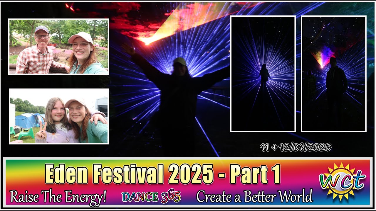 Eden Festival: Set Up & Light Show