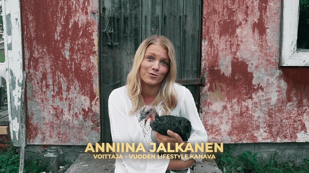 Anniina Jalkanen voittaa VUODEN LIFESTYLE KANAVA -palkinnon | Creator Awards Finland 2020