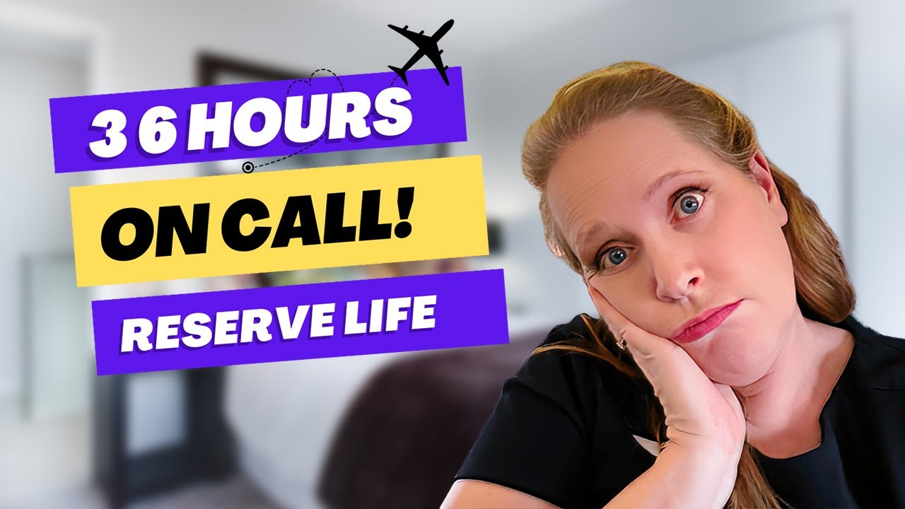 Flight Attendant Reserve Life... On Call For 36 Hours!!!
