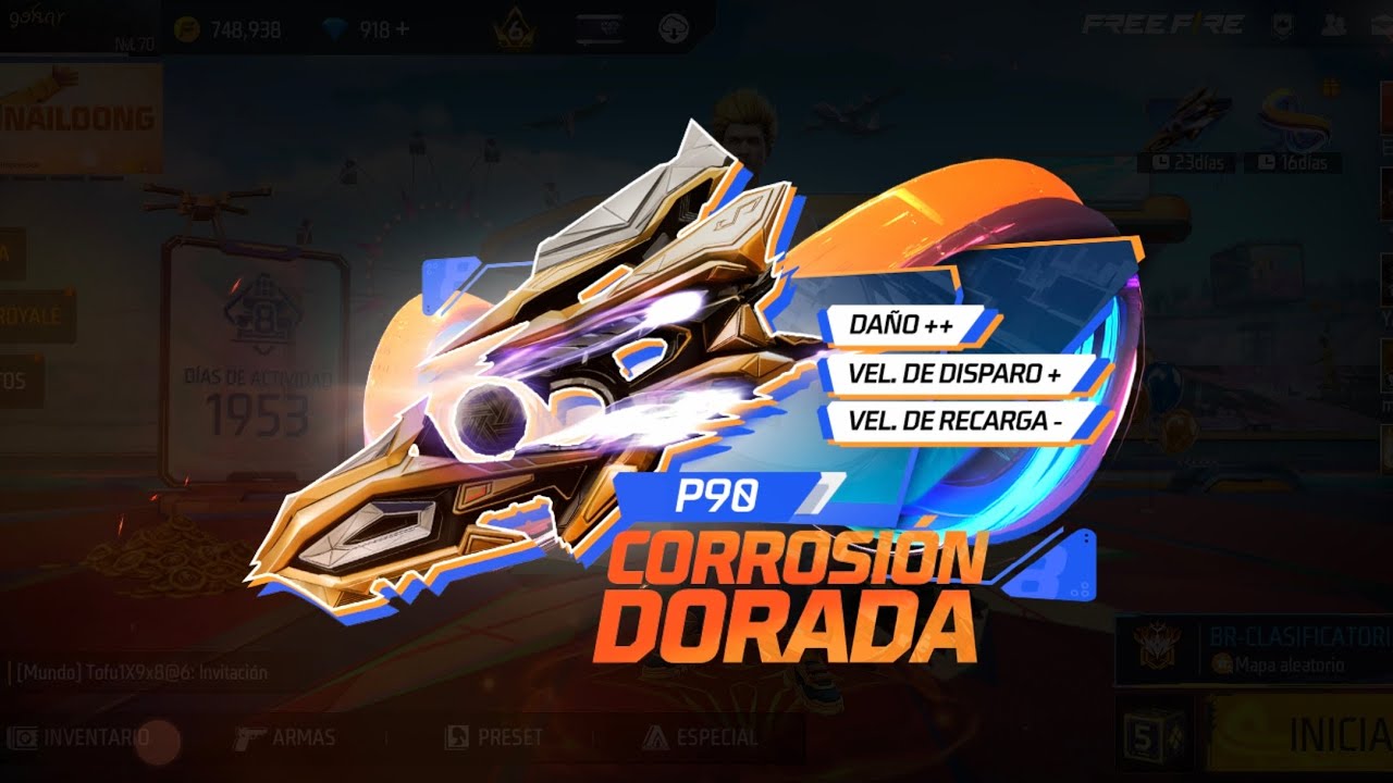 SACANDO LA NUEVA P90 EVOLUTIVA, Y SUBIENDO LA DE NIVEL FREE FIRE