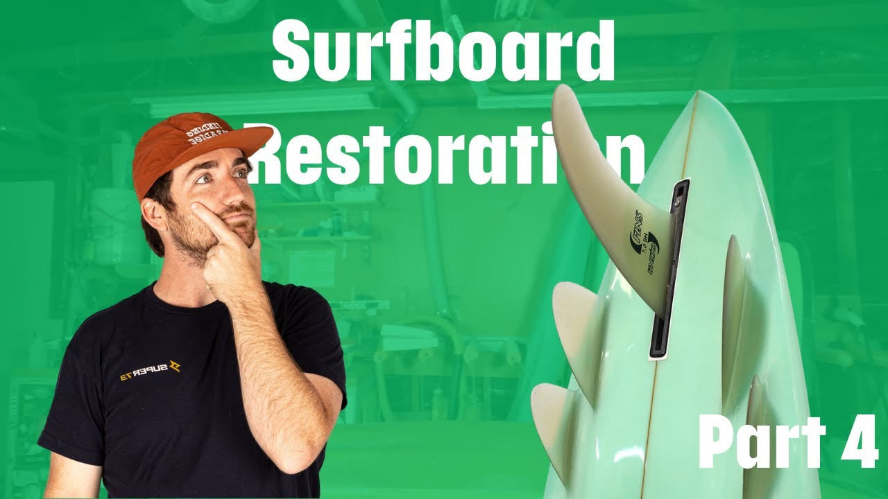 Surfboard Restoration - Part 4 - Fin Creation and Glassing