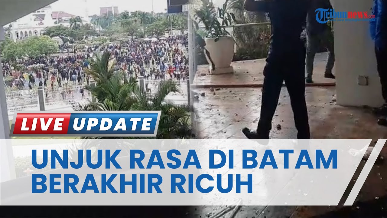 Unjuk Rasa soal Rempang Galang di Kantor BP Batam Berakhir Ricuh, Petasan Dilempar ke Mobil Polisi