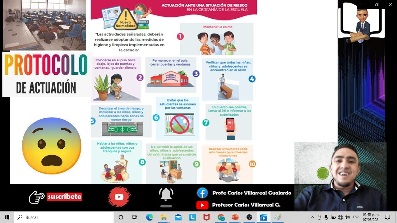 ¿Cómo debe actuar un docente ante situaciones de riesgo en la cercanía de la escuela? Protocolo PNCE