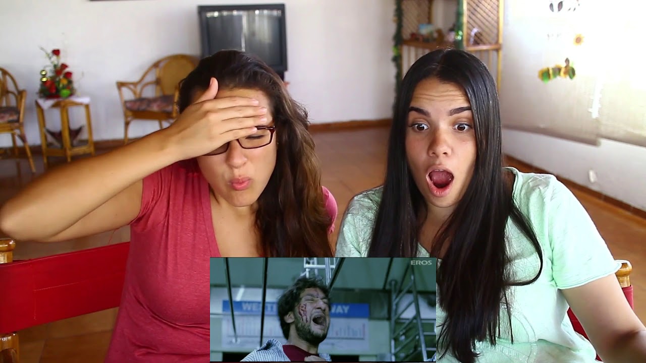 Wanted | Salman Khan | Train fight scene Reaction by Latinas (Irene and Maria)