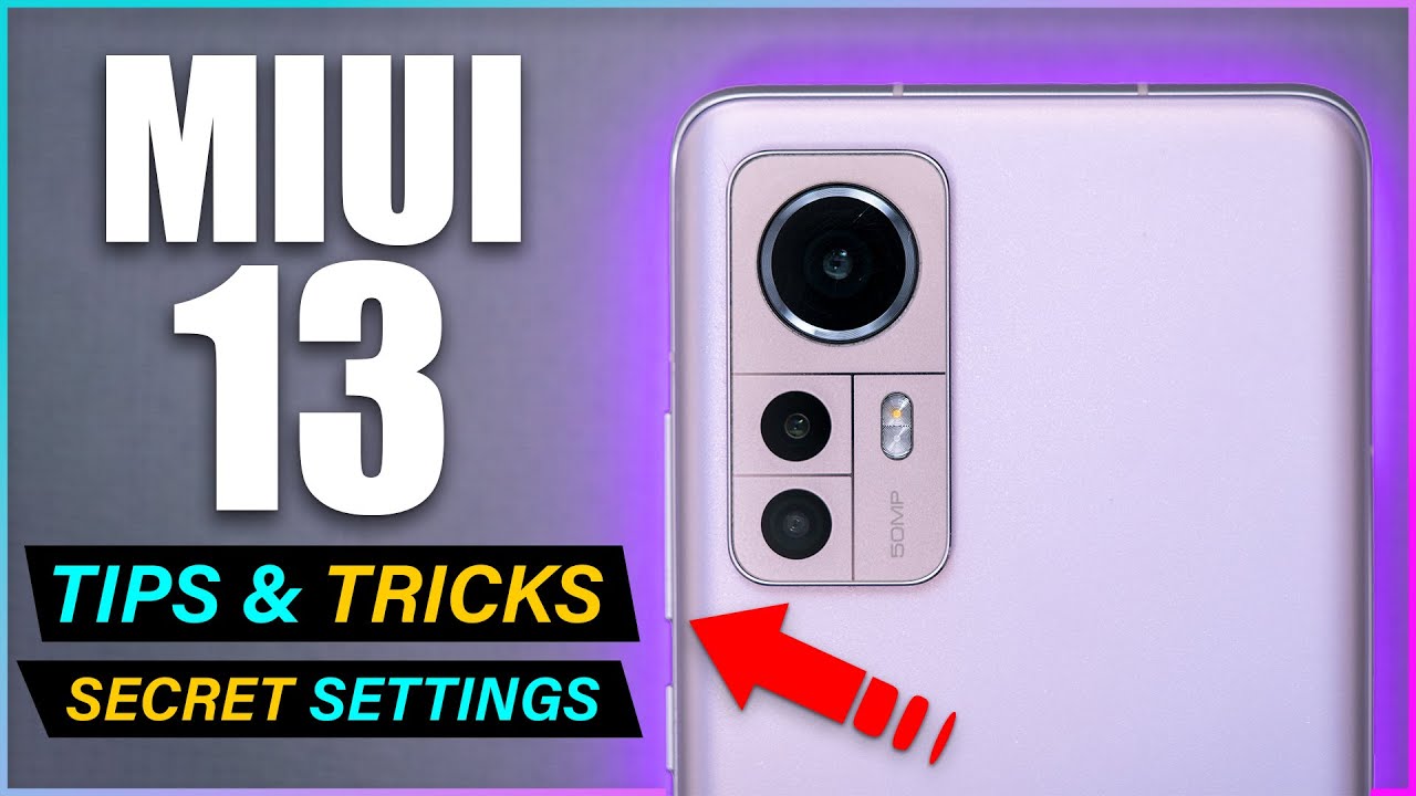 Xiaomi 12 - MiUI 13 Tips & Tricks