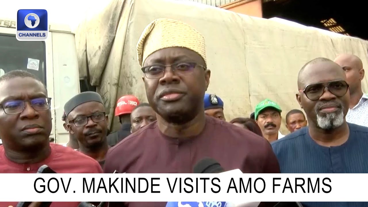 Gov. Makinde Tours Amo Farm Sieberer Hatchery