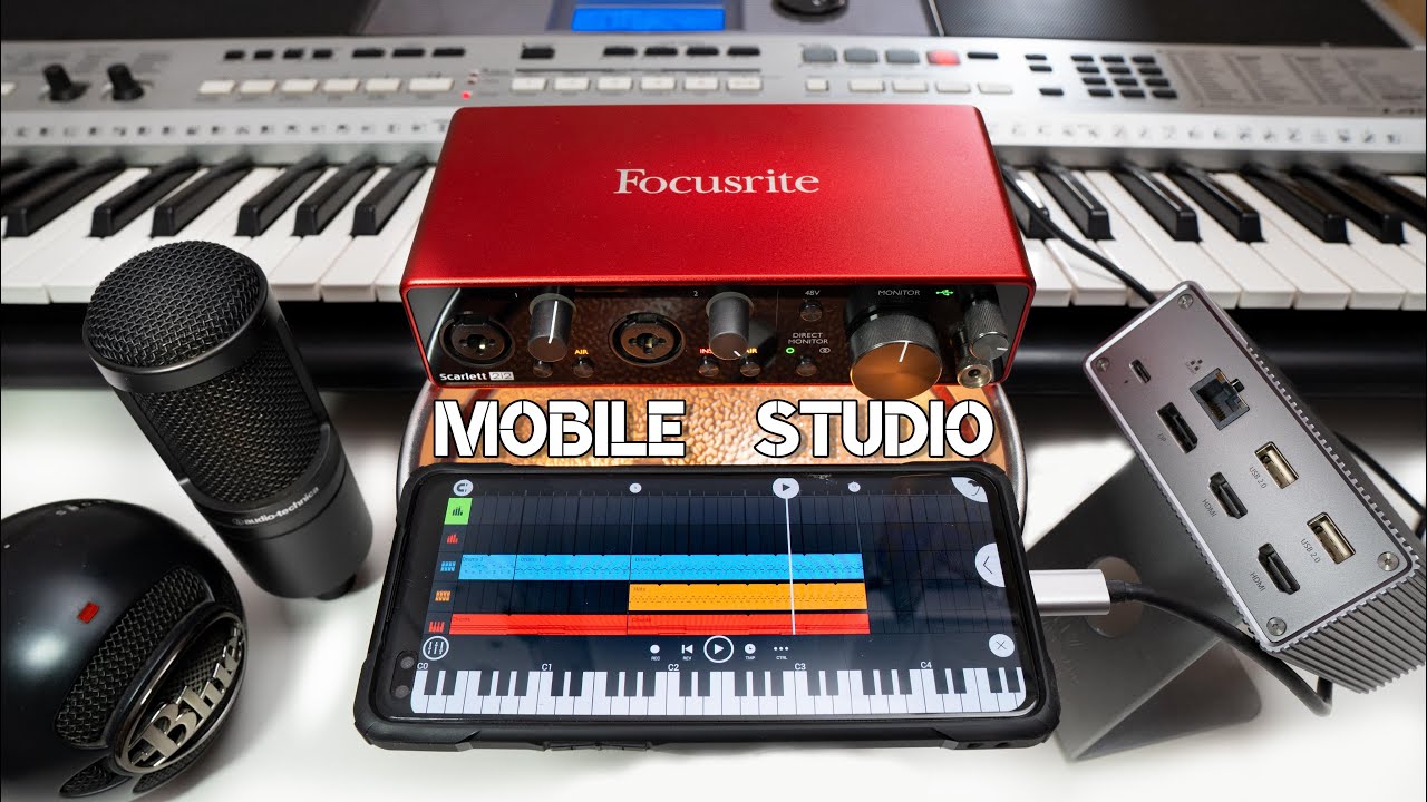 Mobile Studio Setup 2021: Mic + Keyboard