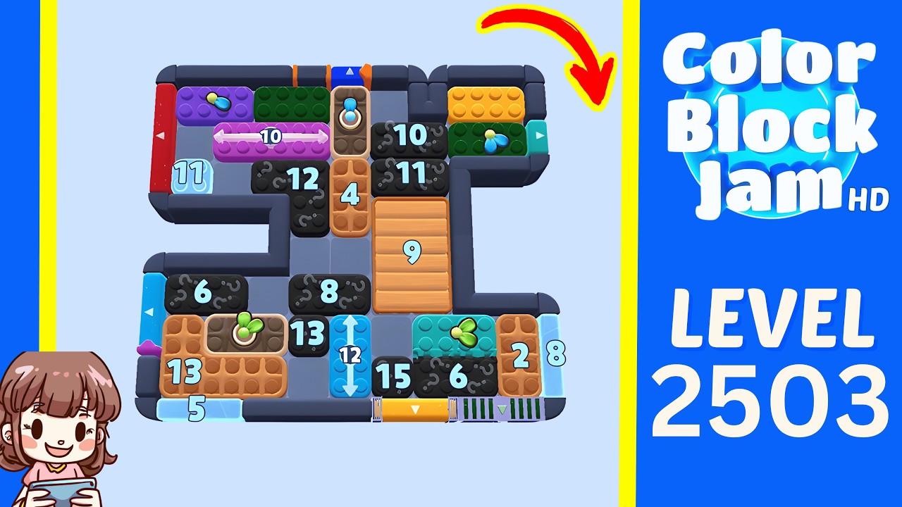 Color Block Jam Level 1592 (2503) Solution Walkthrough