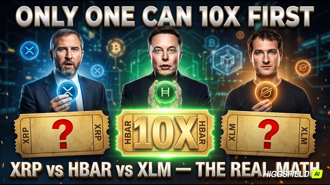 XRP, HBAR или XLM: лишь ОДНА монета даст 10X первой &mdash; вся правда в расчетах