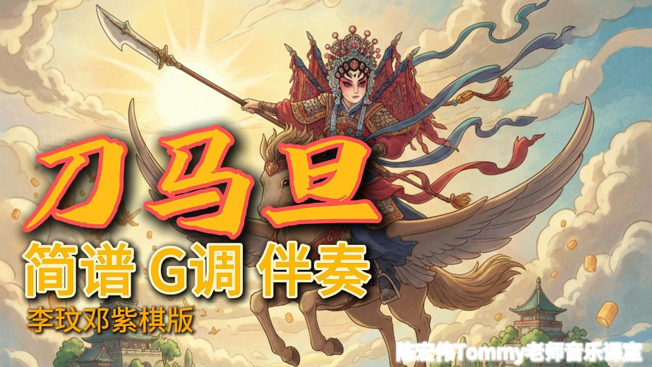刀马旦 简谱 G调 伴奏
