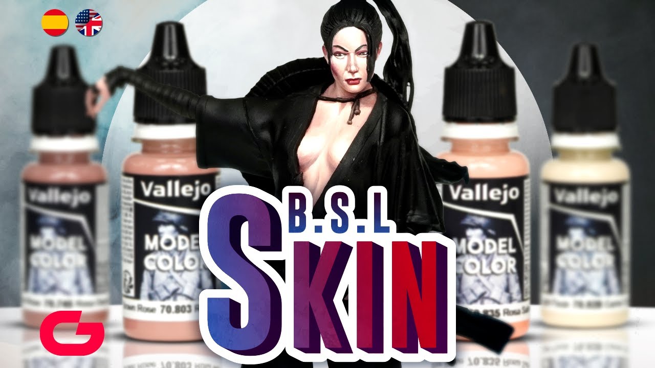 How to paint SKIN using B.S.L. Vallejo System