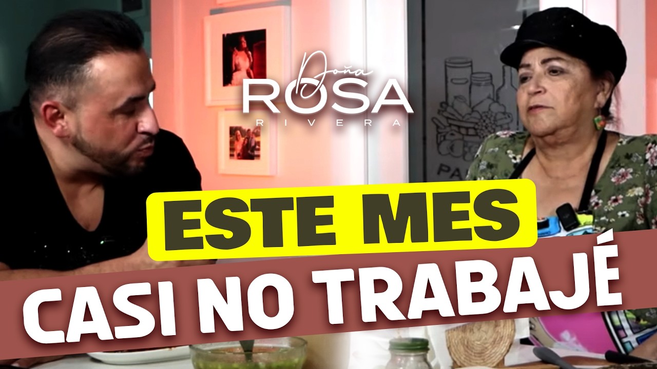 POR ESTAR ENFERMA NO HE PODIDO GRABAR MIS RECETAS | DOÑA ROSA RIVERA