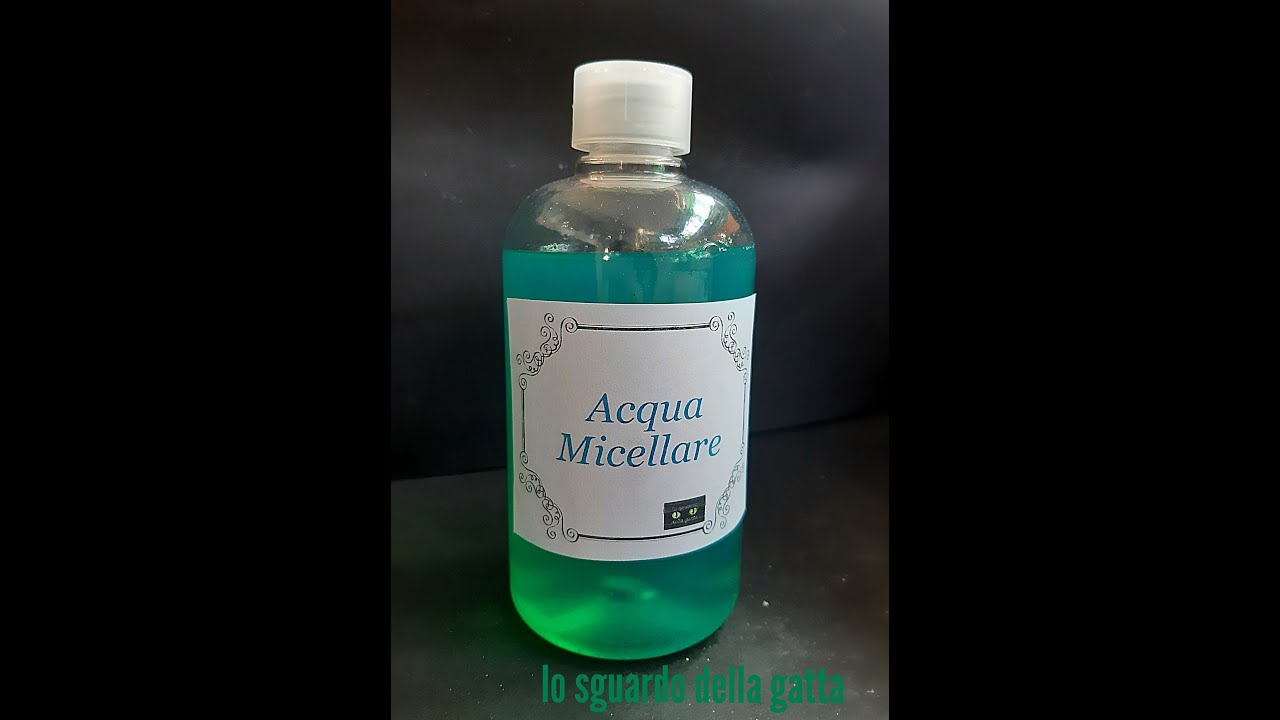 Acqua micellare: come produrla in casa
