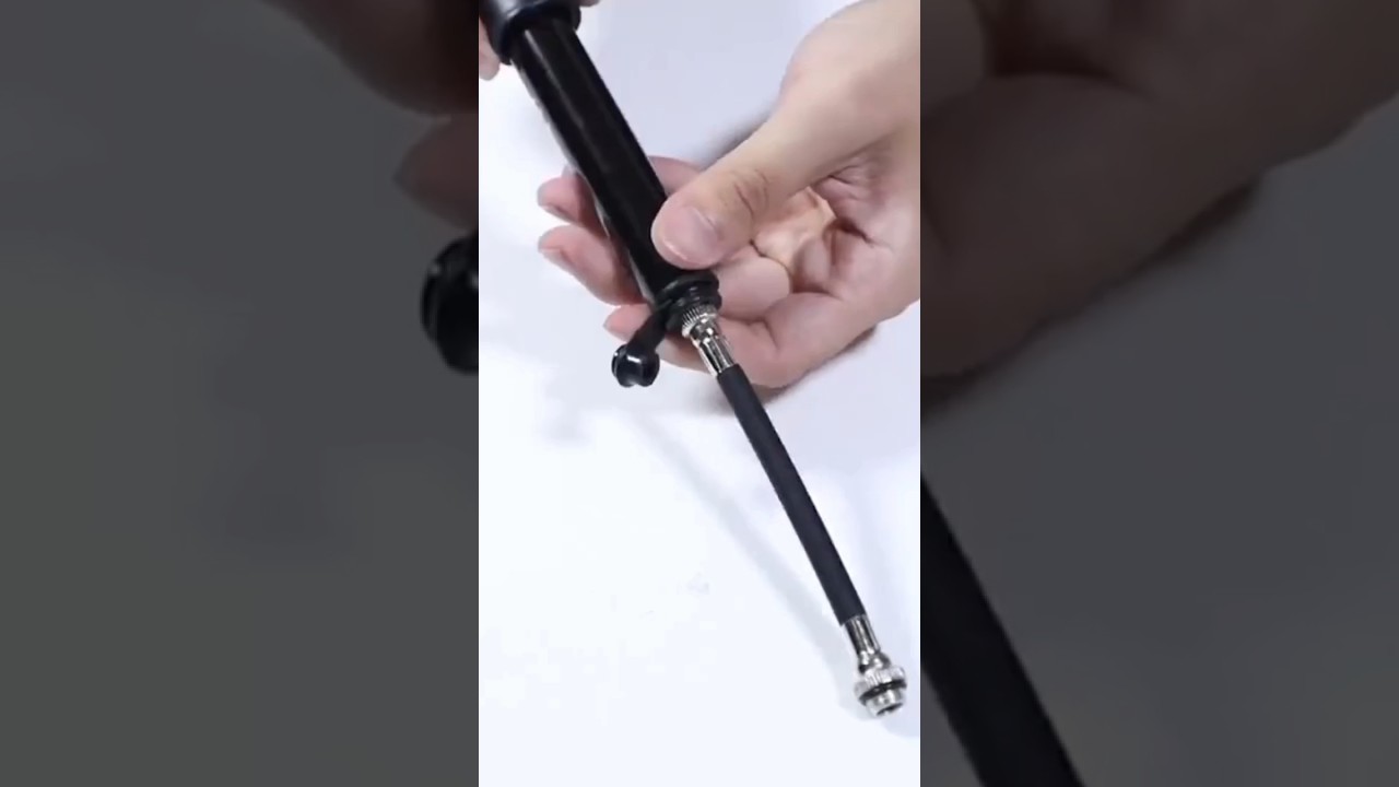 Portable high pressure bike 🚲 pump review #shorts