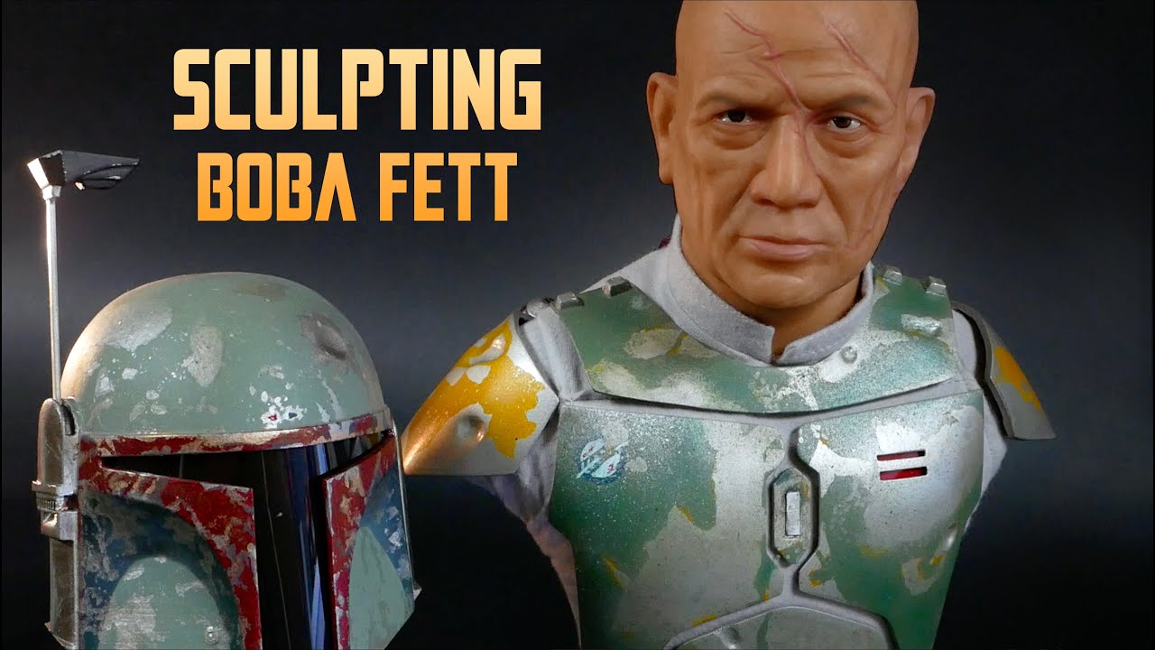 Boba Fett Sculpture Timelapse - The Mandalorian