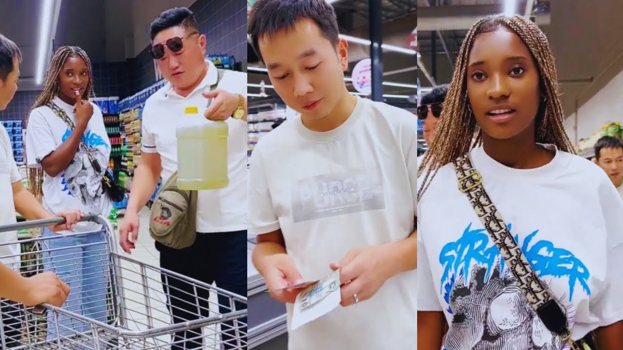 Take Angela shopping before you go back to China.