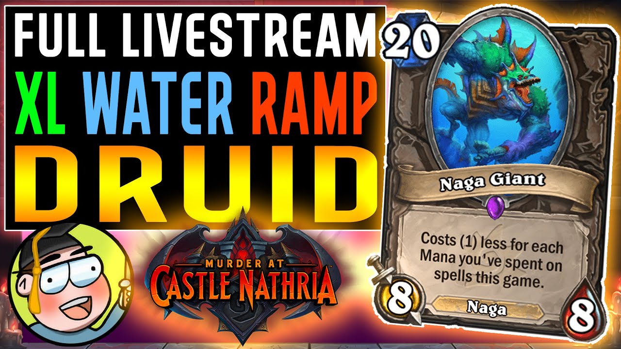 ⭐ WATER RAMP Druid! Murder at Castle Nathria - Hearthstone