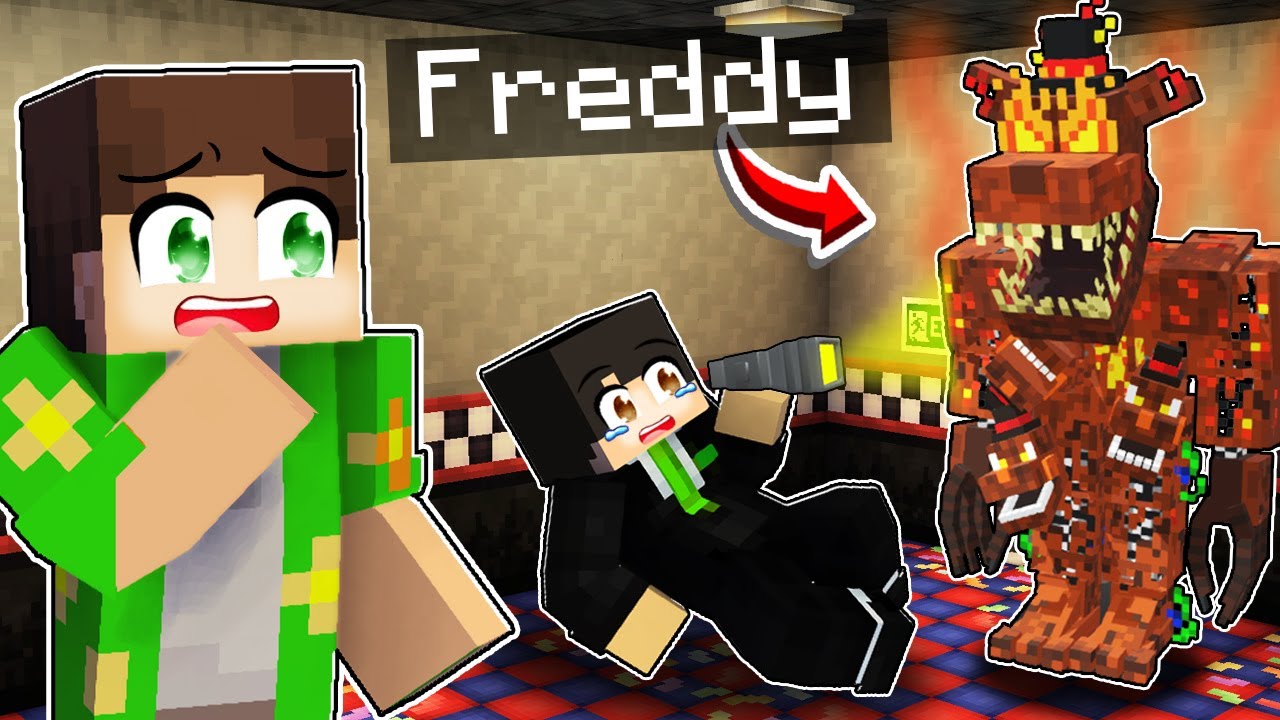 *BLOCATI* in Pizzeria Lui FREDDY pe Minecraft! iSilent a PLANS...