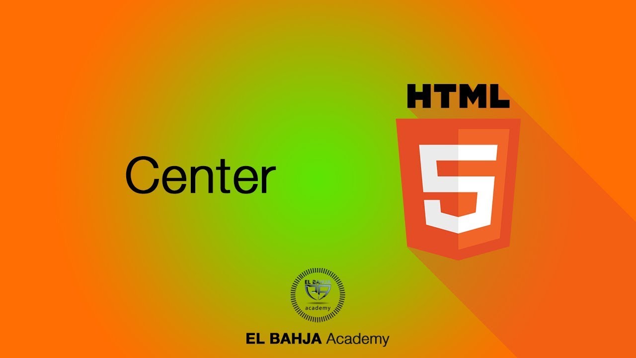 40 - Center : HTML (Darija)