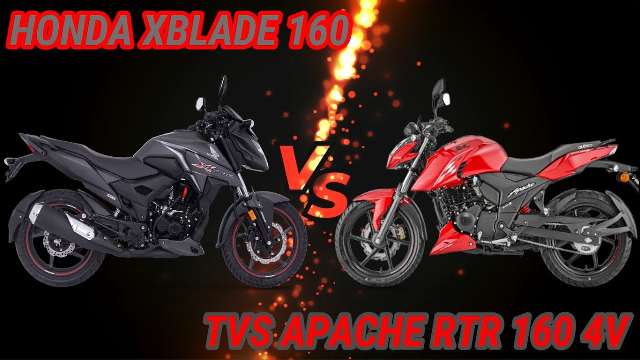 Comparando las motos| HONDA XBLADE 160 VS TVS APACHE RTR 160 4V ¿Cuál escogerías?