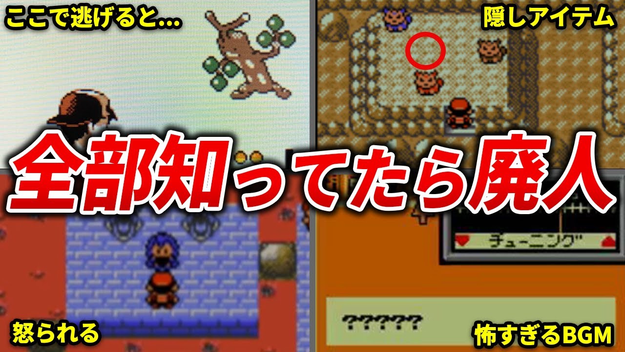 【全部知ってたら廃人】ポケモン金銀の隠し要素総まとめ【ポケモン金銀】