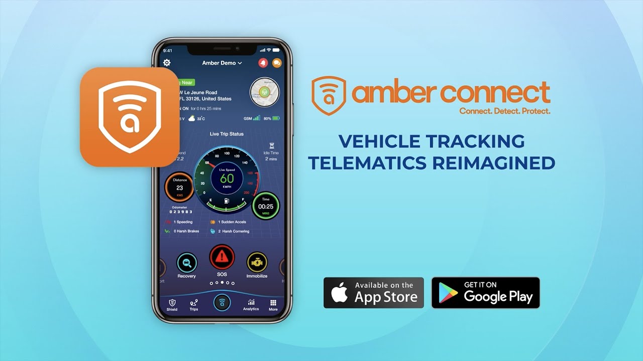 Amber Connect Smart Vehicle Security App 5.0