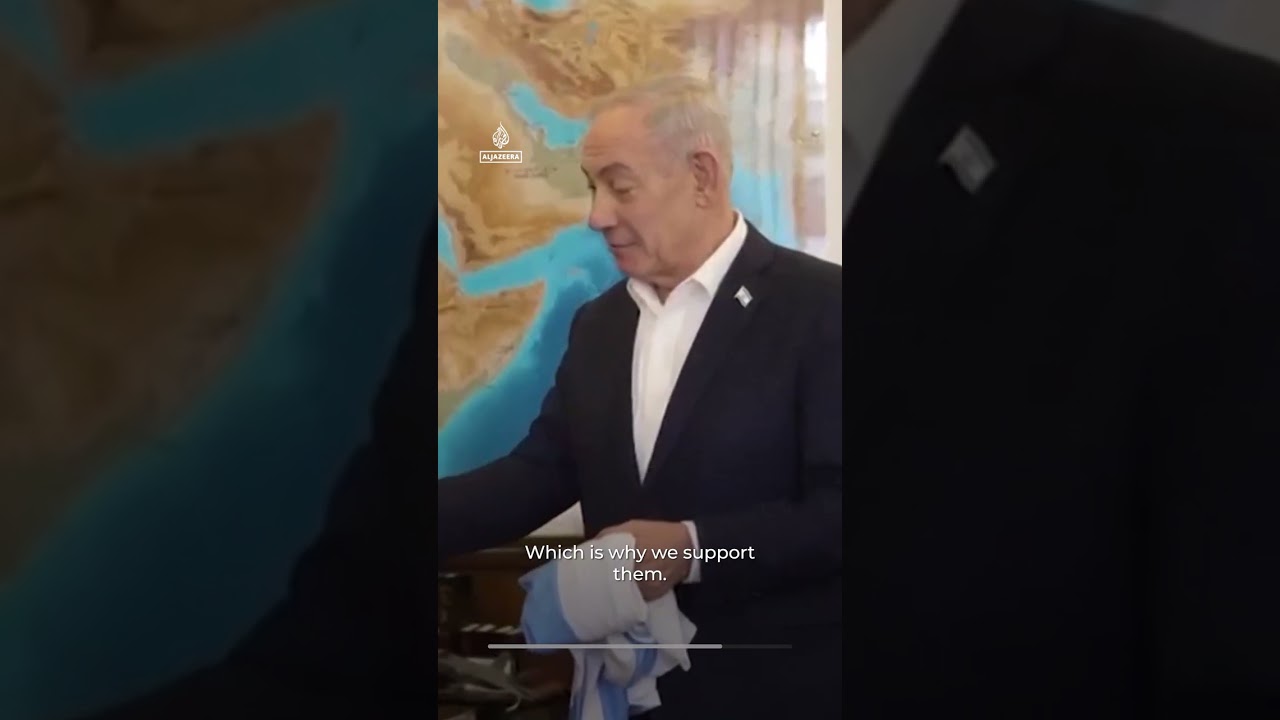 Netanyahu declares support for Argentina ahead of World Cup final | AJ #shorts