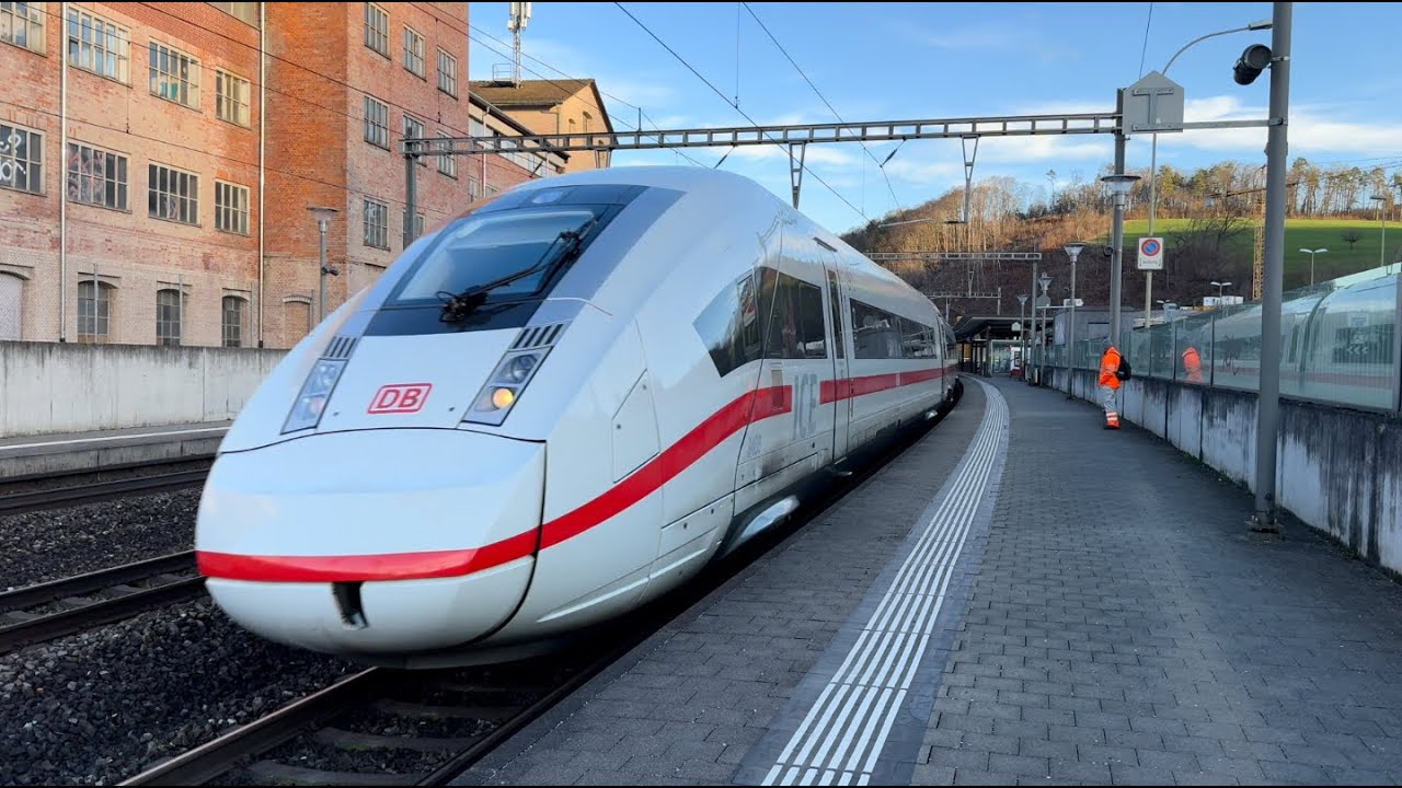 Bahnverkehr in Lausen (13.02.2024)