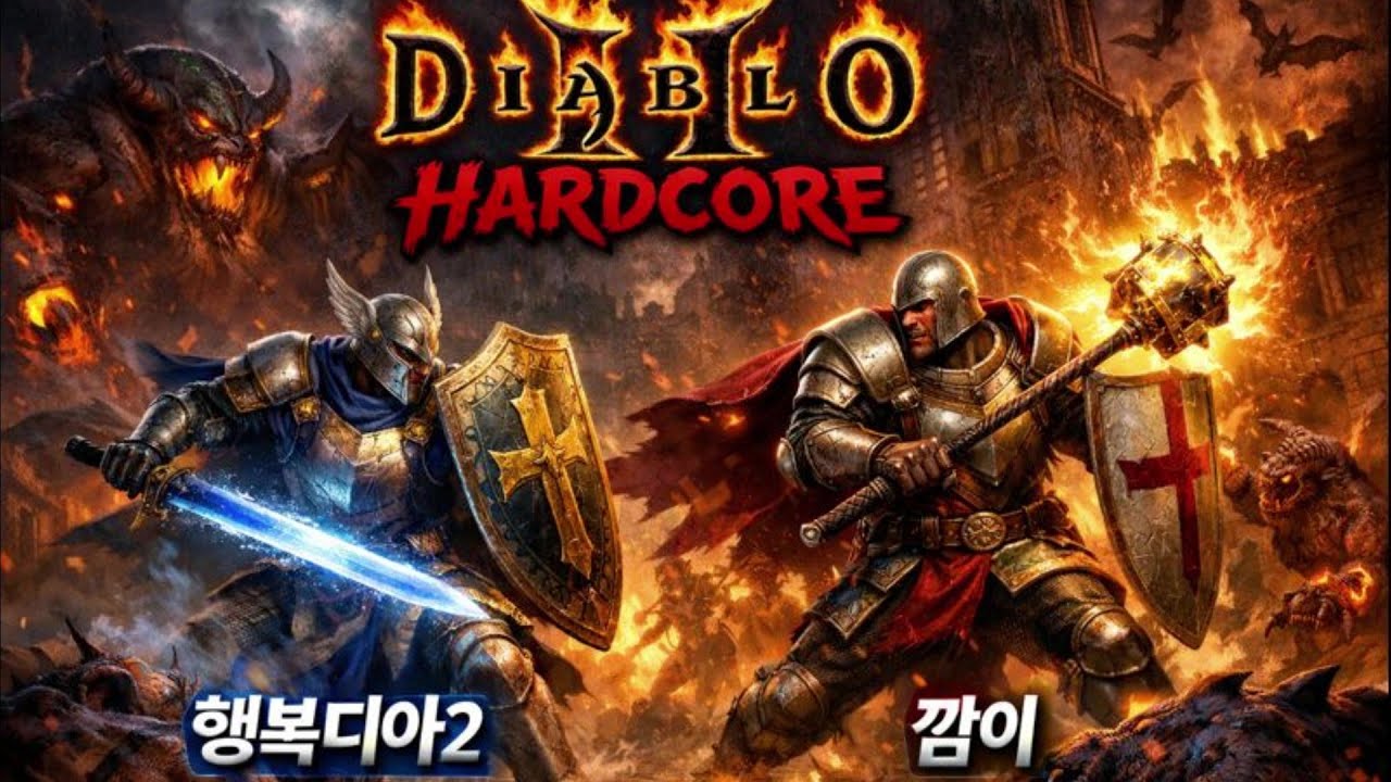 [디아2 하코] 또 또 당해버렸네 다시 간다 딱 기댕겨라 파낙질딘 1일차 렛츠 꼬우  (26.02.02)