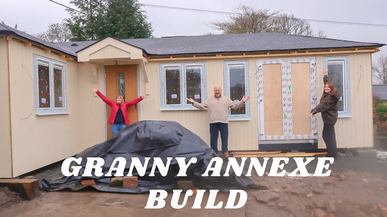 2 BEDROOM GRANNY ANNEXE BUILD IN THE UK | Day by day progress