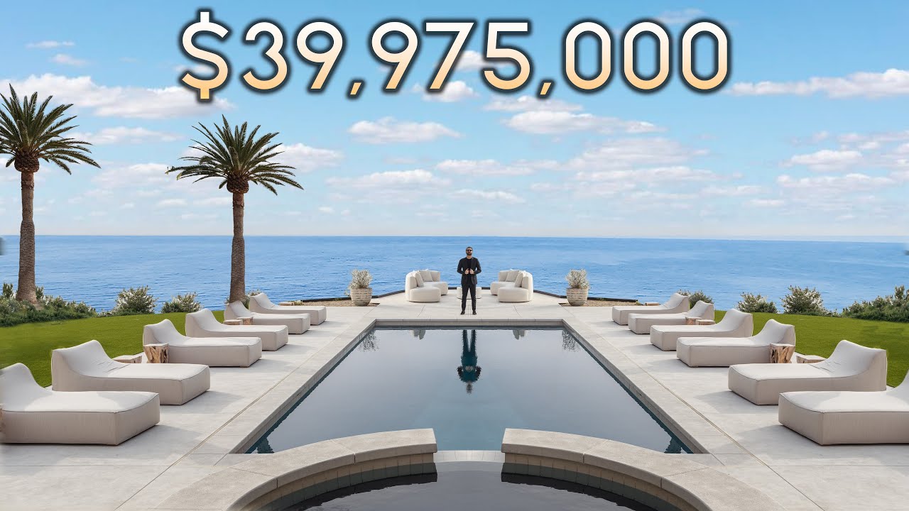 Внутри поместья Cliffside Estate стоимостью 47 000 000 долларов в Малибу, Калифорния.