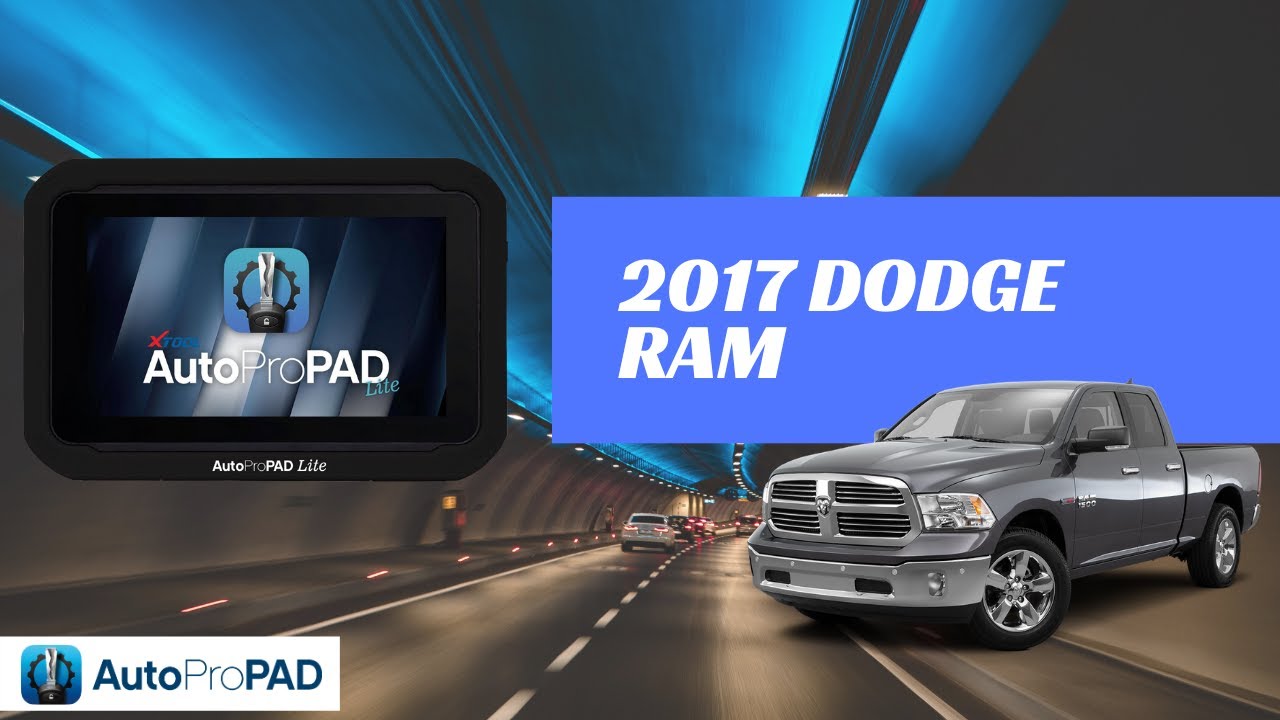 Programming a smart key to a 2017 Dodge Ram | AutoProPAD LITE