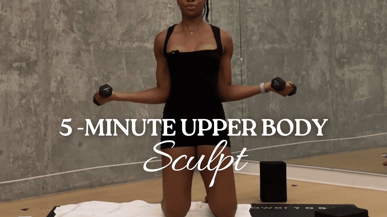 5-Minute Upper Body Sculpt | Afrobeats & R&B | Obi Collective