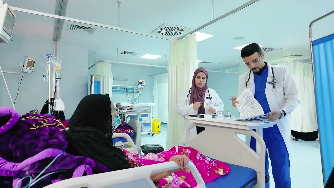 جهود متواصلة للملاكات الخافرة في ردهات العناية المركزة بمستشفى الناصرية لتقديم الرعاية الطبية للمرضى