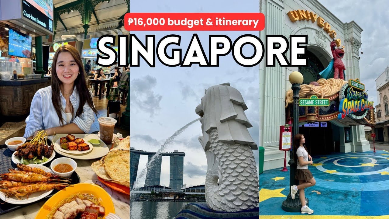 SINGAPORE TRAVEL VLOG🇸🇬 (₱16,000 budget & itinerary) Marina Bay Sanda,Universal Studios #dayswithKim