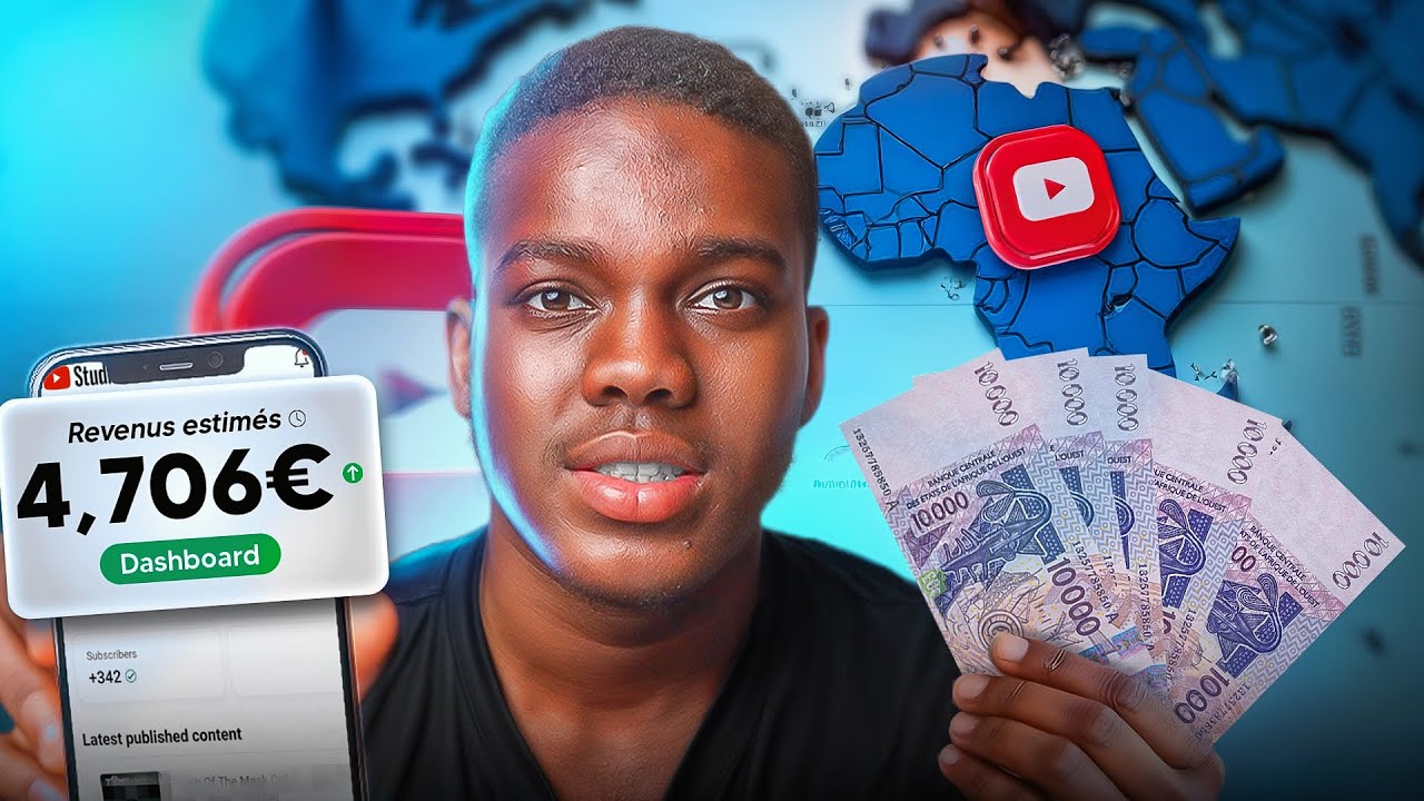 Comment Cr&eacute;er Une Cha&Icirc;ne YouTube  Mon&eacute;tis&eacute;e En Afrique Sur T&eacute;l&eacute;phone