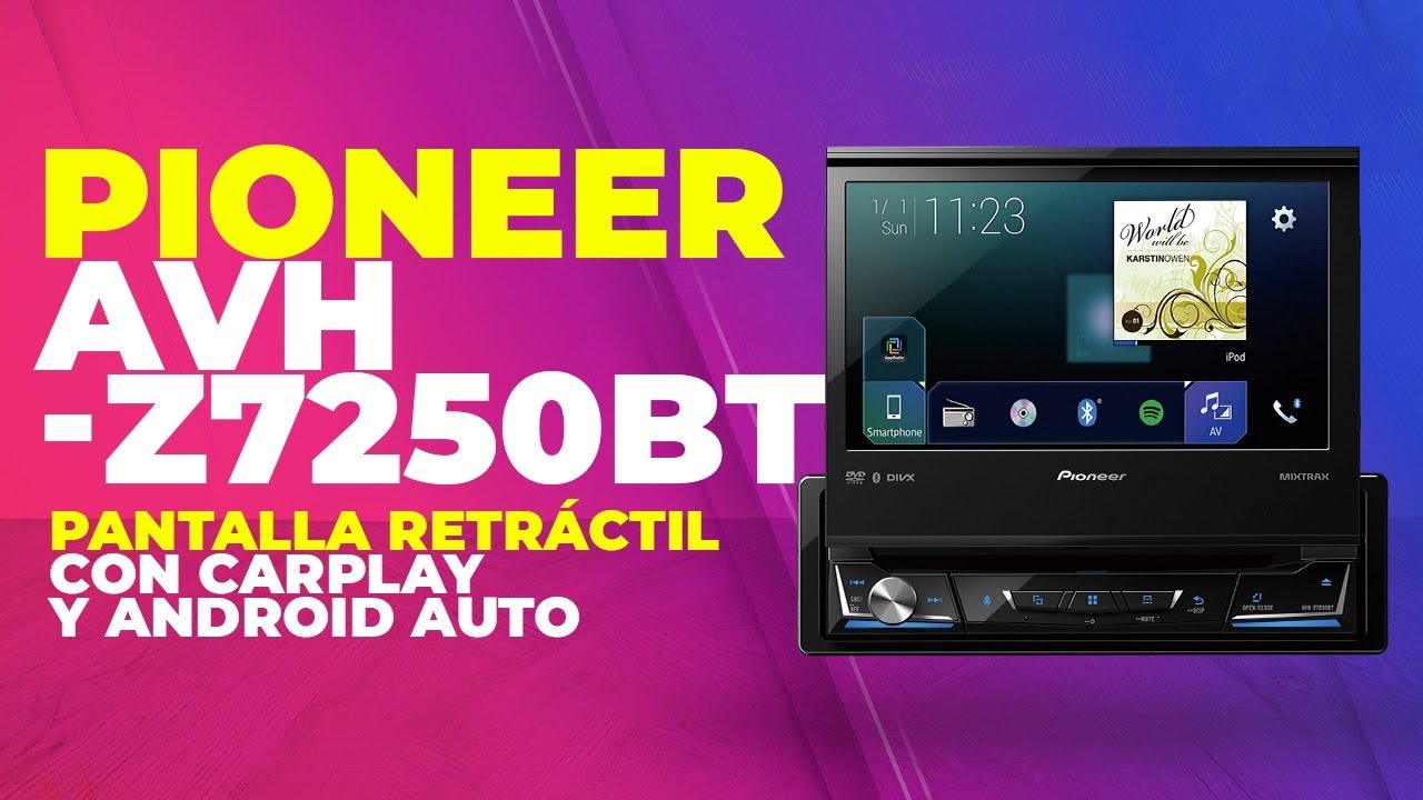 SEGURIDAD, ENTRETENIMIENTO Y CONECTIVIDAD: PANTALLA AVH-Z7250BT