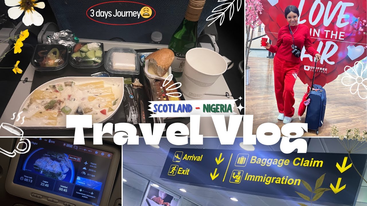 3 Days Travel Vlog from Edinburgh to Lagos: Nigeria Travel Vlog 2025 | Long Layover, Flight Delay p2