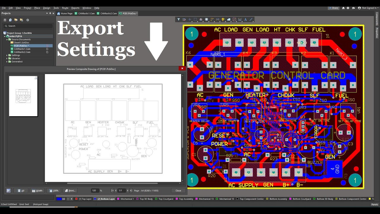 How to Export PDF for PCB layout and schematic  (lecture 9)